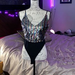 Forever 21 Sequin bodysuit